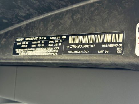 Used 2022 Maserati MC20 Coupe image 52