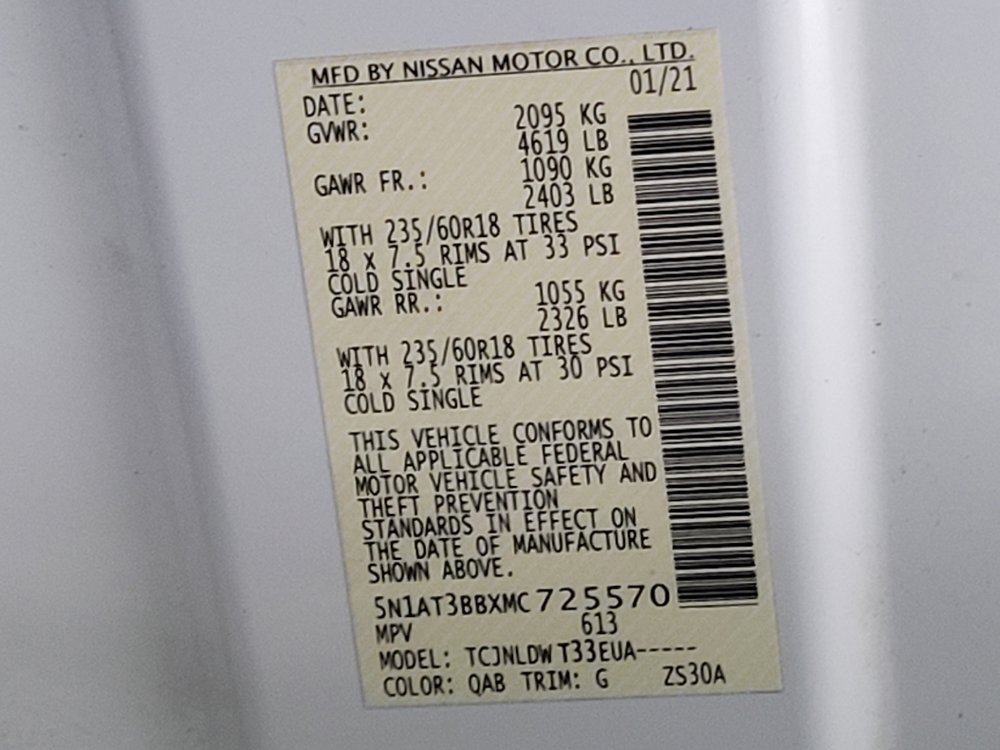 Used 2021 Nissan Rogue SV AWD/4WD image 33