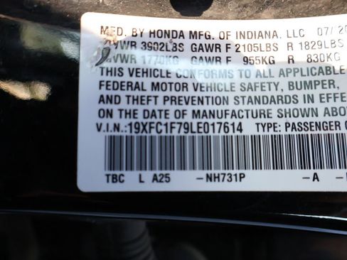 Used 2020 Honda Civic EX-L image 13