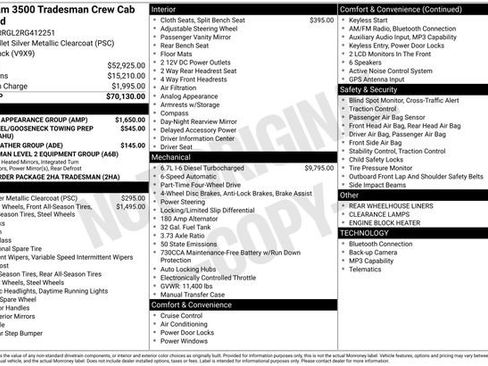 Used 2024 RAM 3500 Tradesman w/ Chrome Appearance Group image 2