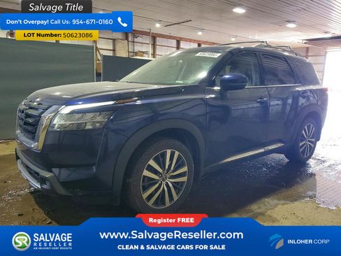 Used 2022 Nissan Pathfinder Platinum w/ Cargo Package AWD/4WD image 1