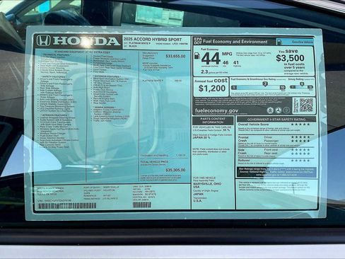 New 2025 Honda Accord Sport image 21