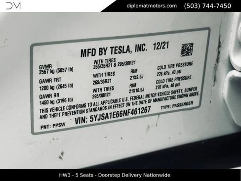 Used 2022 Tesla Model S Plaid AWD/4WD image 44
