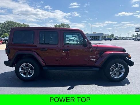 Used 2021 Jeep Wrangler Unlimited Sahara w/ Uconnect 4C Nav & Sound Group AWD/4WD image 6