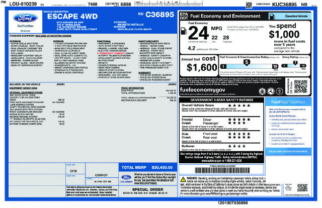 Used 2019 Ford Escape SE AWD/4WD image 7