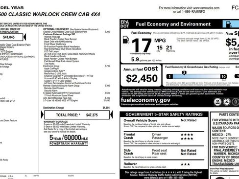 Used 2019 RAM 1500 Classic Warlock w/ Electronics Group image 10