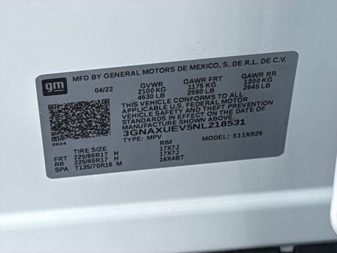 Used 2022 Chevrolet Equinox LT AWD/4WD image 30