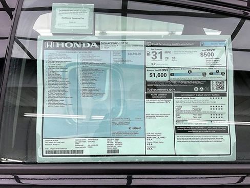 New 2026 Honda Accord SE image 20