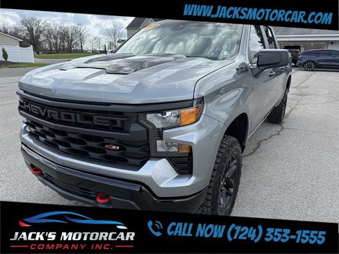 Used 2024 Chevrolet Silverado 1500 Custom Trail Boss w/ LPO, Dark Essentials Package AWD/4WD image 6