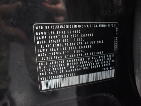 Used 2022 Volkswagen Tiguan S AWD/4WD image 17