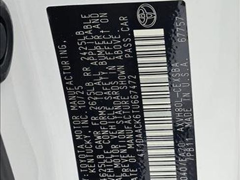 New 2026 Toyota Camry SE image 16