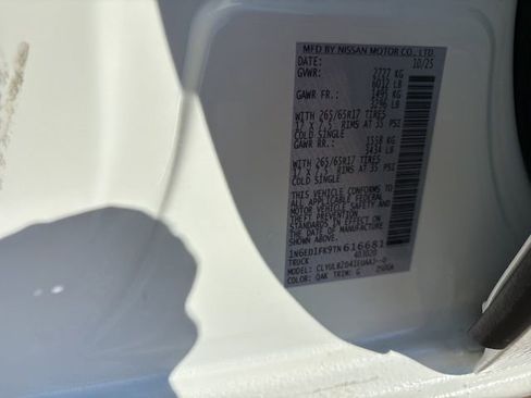 New 2026 Nissan Frontier SV image 23