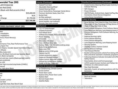 Used 2026 Chevrolet Trax RS image 31