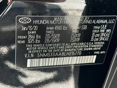 Used 2020 Hyundai Santa Fe SEL FWD image 40