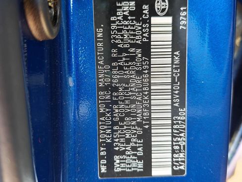 Used 2011 Toyota Camry LE w/ LE Extra-Value Pkg FWD image 16