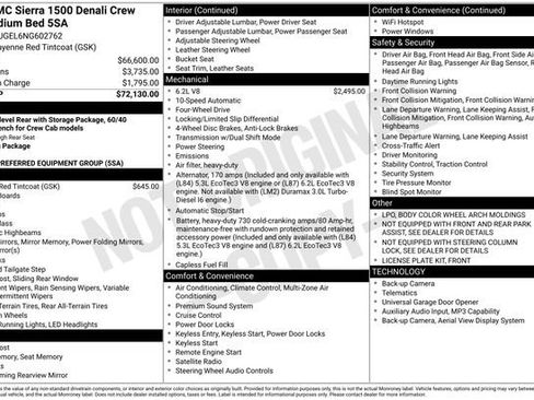 Certified 2022 GMC Sierra 1500 Denali AWD/4WD image 16