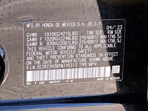 Used 2023 Honda HR-V LX image 37