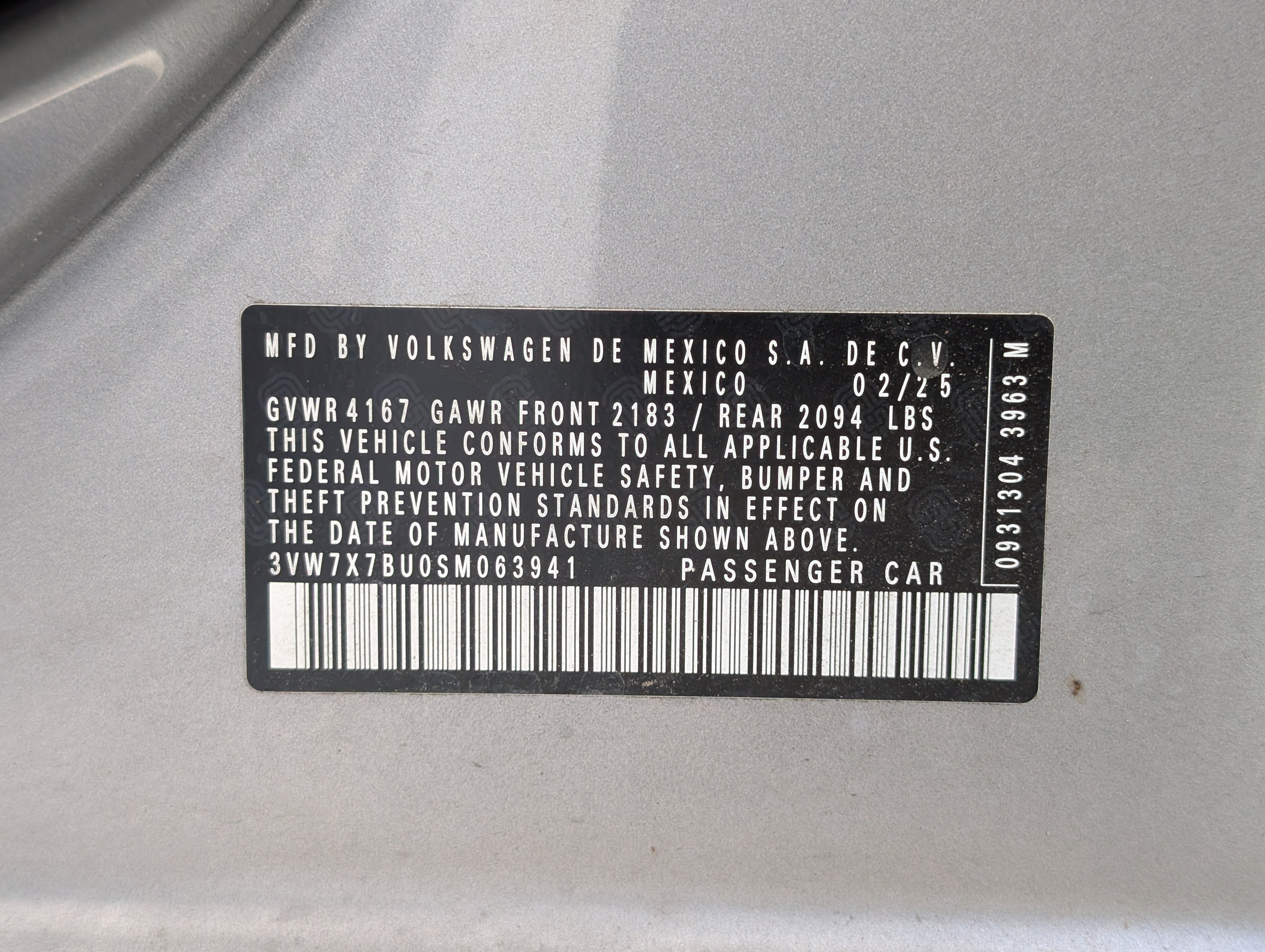 Used 2025 Volkswagen Jetta SE w/ Sunroof Package FWD image 37