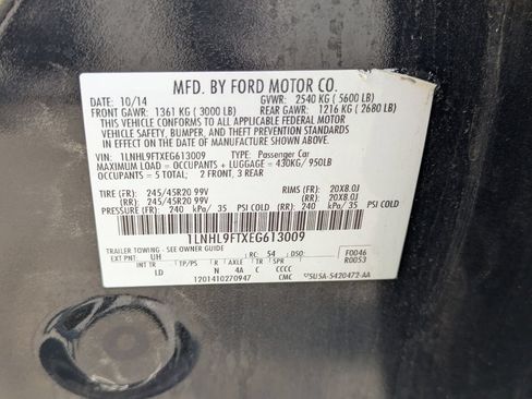Used 2014 Lincoln MKS AWD w/ Equipment Group 201A image 34