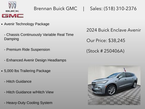 Certified 2024 Buick Enclave Avenir w/ Avenir Technology Package AWD/4WD image 6