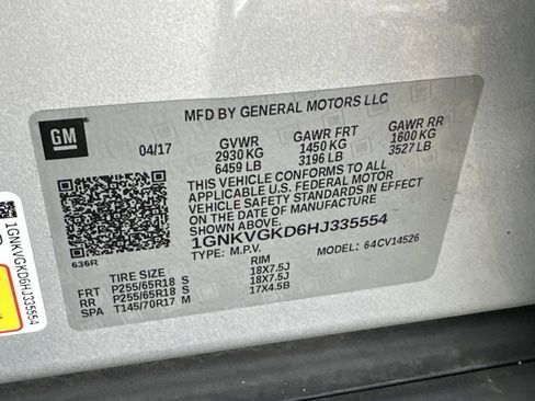 Certified 2017 Chevrolet Traverse LT w/ LPO, 'HIT The Road' Package image 20