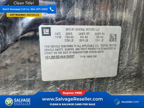 Used 2017 Chevrolet Sonic LS image 16