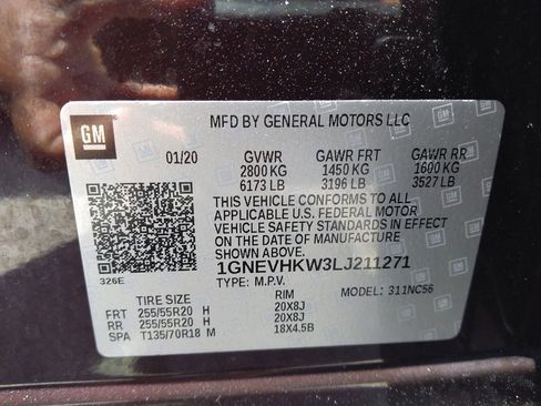Used 2020 Chevrolet Traverse LT w/ LT Premium Package AWD/4WD image 33