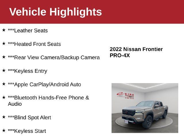 Used 2022 Nissan Frontier PRO-4X w/ Pro-4X Premium Package AWD/4WD image 4