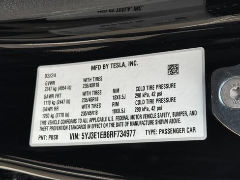 Used 2024 Tesla Model 3 Long Range AWD/4WD image 13