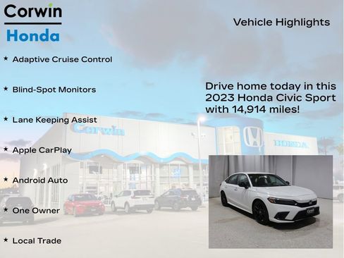 Used 2023 Honda Civic Sport image 6
