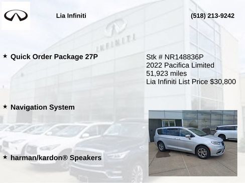 Used 2022 Chrysler Pacifica Limited AWD/4WD image 10