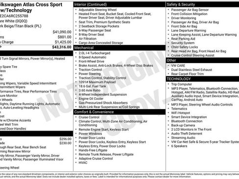 Used 2024 Volkswagen Atlas Cross Sport SE FWD image 8