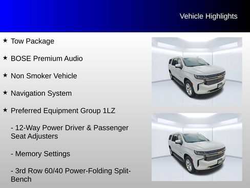 Used 2021 Chevrolet Suburban Premier w/ Premium Package AWD/4WD image 12