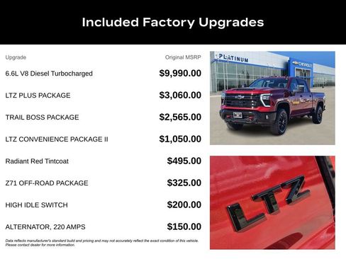 New 2026 Chevrolet Silverado 2500 LTZ w/ LTZ Plus Package image 12