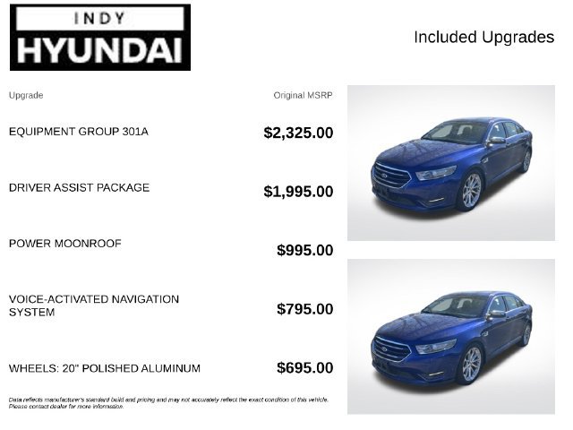 Used 2014 Ford Taurus Limited w/ Equipment Group 301A FWD image 4