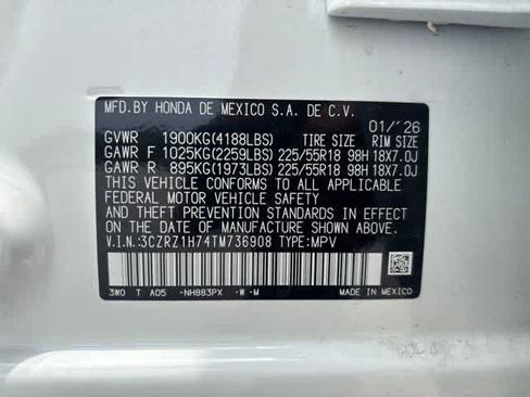 Used 2026 Honda HR-V EX-L image 24