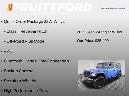 Used 2025 Jeep Wrangler Unlimited Sport AWD/4WD image 31