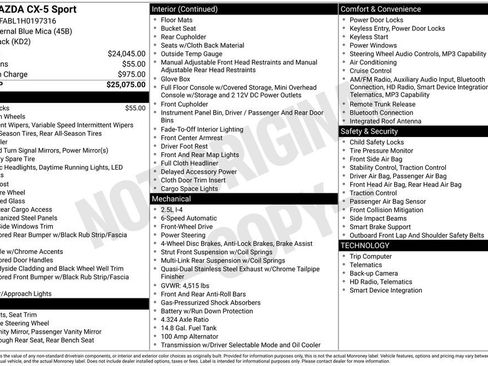 Used 2017 MAZDA CX-5 Sport image 22