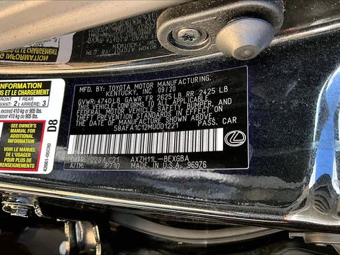 Used 2021 Lexus ES 300h Ultra Luxury w/ Accessory Package 2 FWD image 37