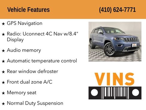 Used 2021 Jeep Grand Cherokee Limited w/ Premium Lighting Group image 5