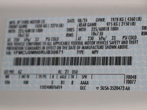 Used 2024 Ford Escape ST-Line w/ Tech Pack #1 FWD image 31