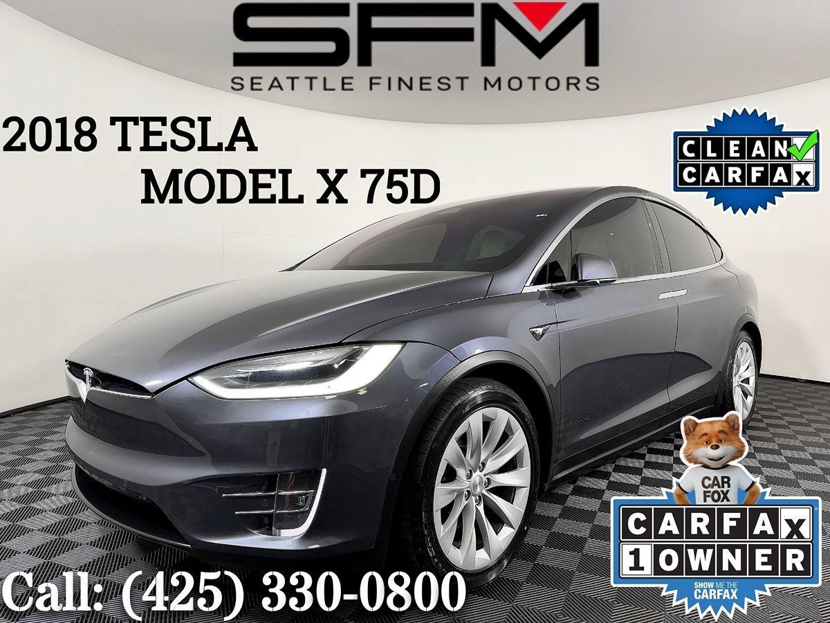 Used 2018 Tesla Model X 75D AWD/4WD image 1