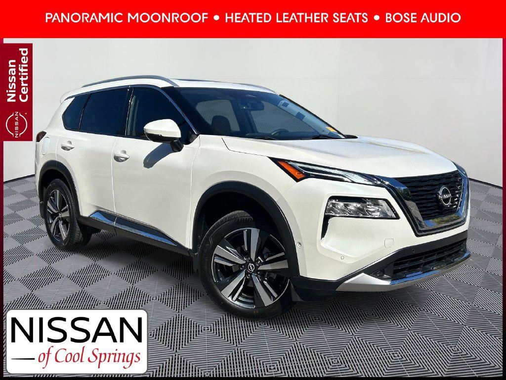 Certified 2022 Nissan Rogue Platinum w/ Head-Up Display Package FWD image 1