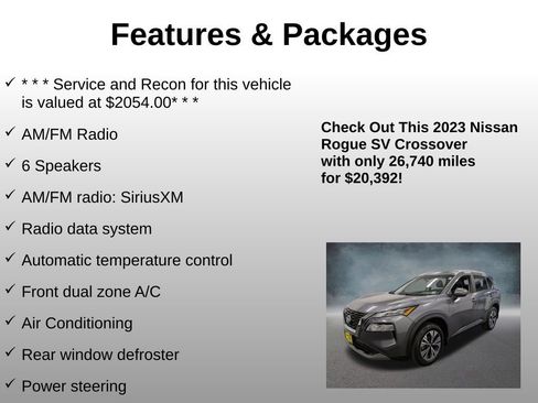 Used 2023 Nissan Rogue SV w/ SV Premium B Package AWD/4WD image 8