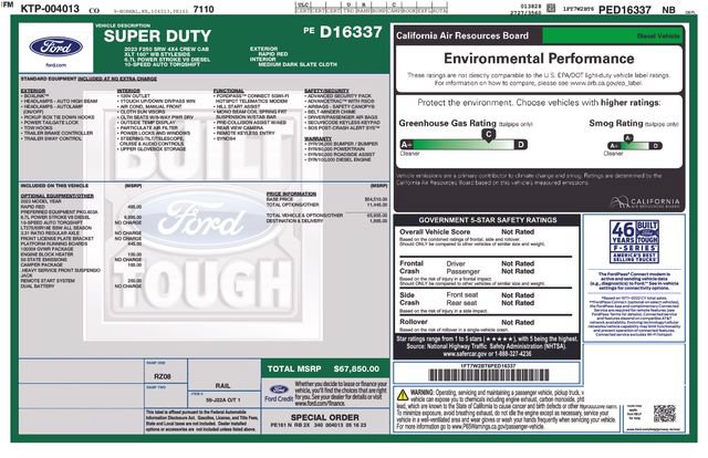 Used 2023 Ford F250 XLT w/ Camper Package AWD/4WD image 63