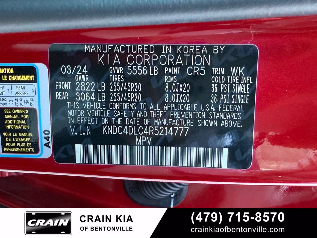 Certified 2024 Kia EV6 GT-Line AWD/4WD image 35