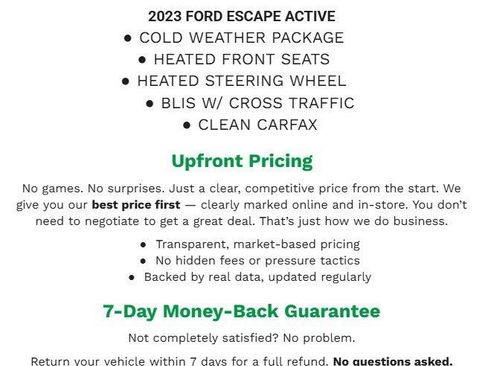 Used 2023 Ford Escape Active image 2