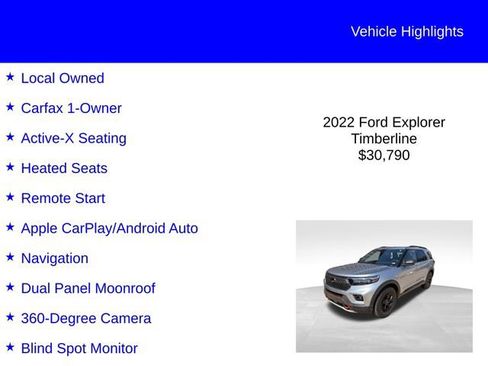 Used 2022 Ford Explorer Timberline AWD/4WD image 2
