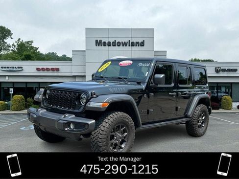 Certified 2025 Jeep Wrangler Unlimited Sport AWD/4WD image 1