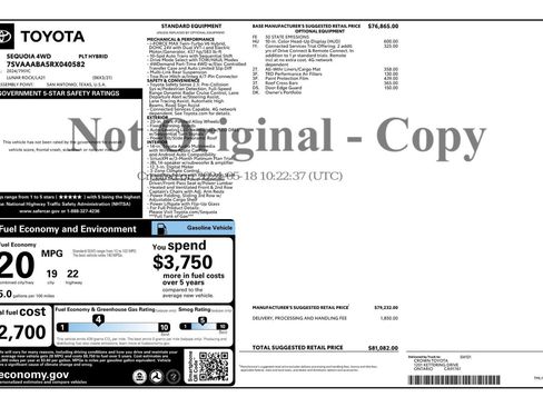 Used 2024 Toyota Sequoia Platinum image 60